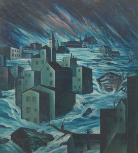 Overstroming in de Ohio-vallei door Gregor Perusek